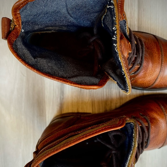 Cap Toe Leather Oxford Boots - Men’s Size 8 - Picture 3 of 4